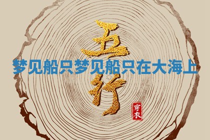 梦见 👑 船只 梦见船 🎂 只在大海上
